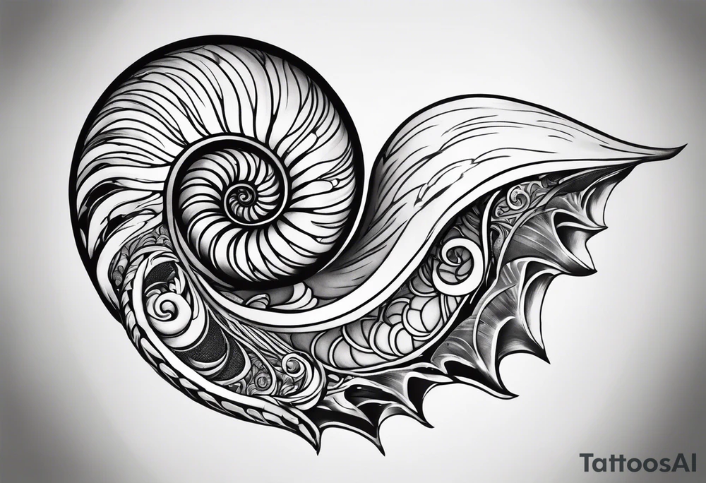 Nautilus tattoo idea