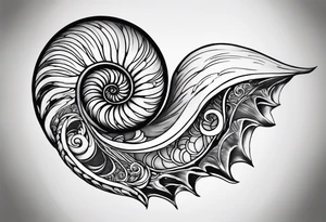 Nautilus tattoo idea