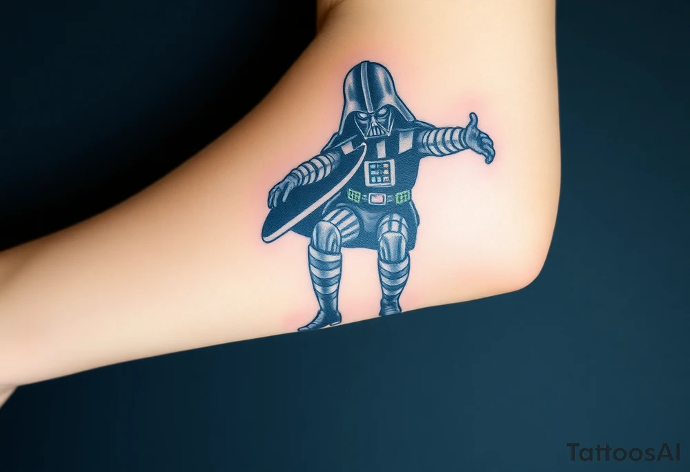 Darth Vader skateboarding > bullets > in loving memory > colors
add words "Darth Carter" to skateboard
add date 12/29/88-01/06/24 tattoo idea