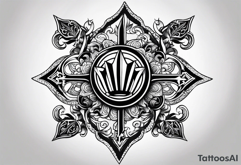 ukrainian symbol of the Tryzub (Trident) tattoo idea