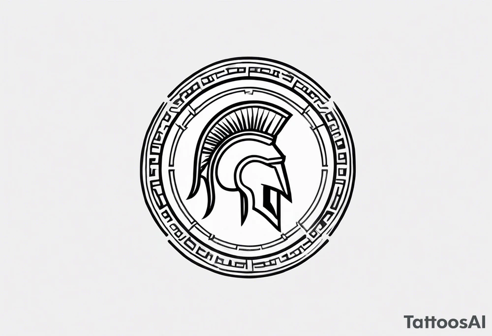 Ancient spartan symbol tattoo tattoo idea