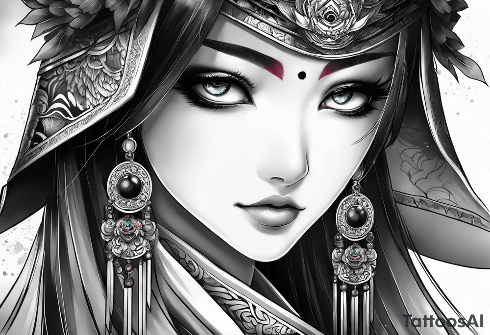 Byakugan eyes tattoo idea