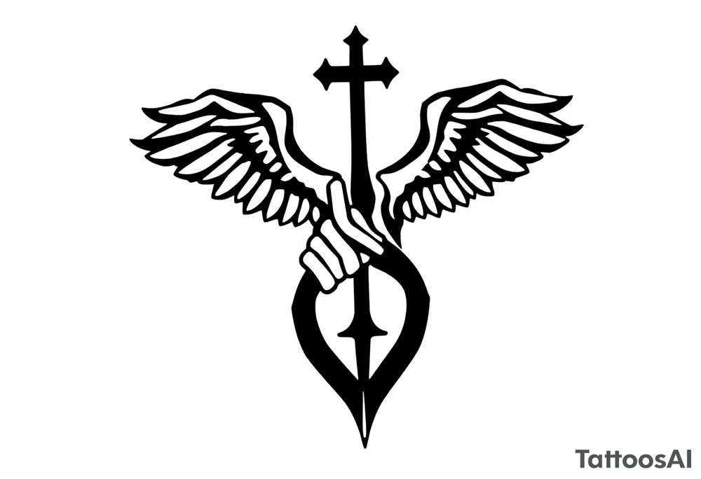 Symbol for complete surrender tattoo idea