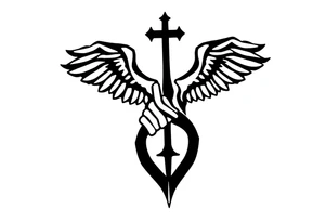 Symbol for complete surrender tattoo idea