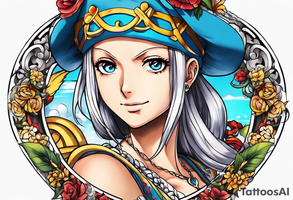 one piece anime tattoo idea