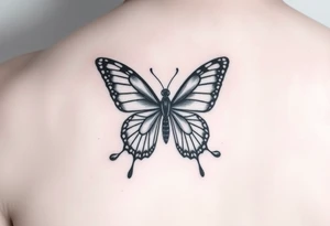 Butterfly autumn memorial memory lover  gf rip tattoo idea