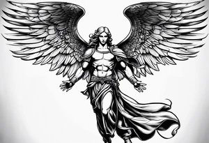 Archangel raphael tattoo idea