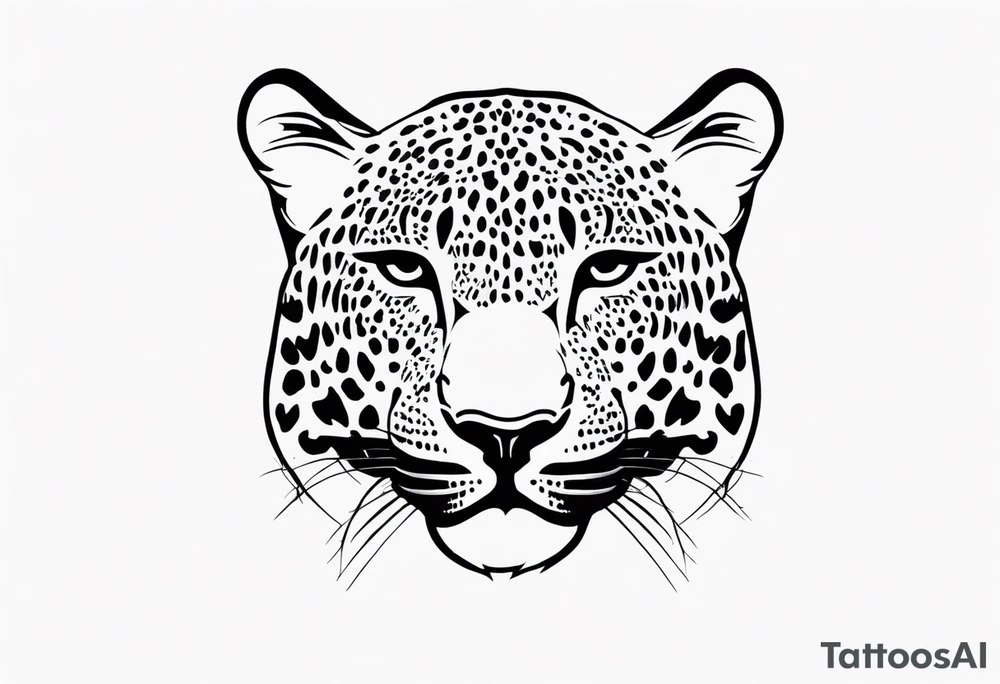 leopard PRINT ONLY tattoo idea