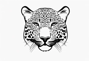 leopard PRINT ONLY tattoo idea