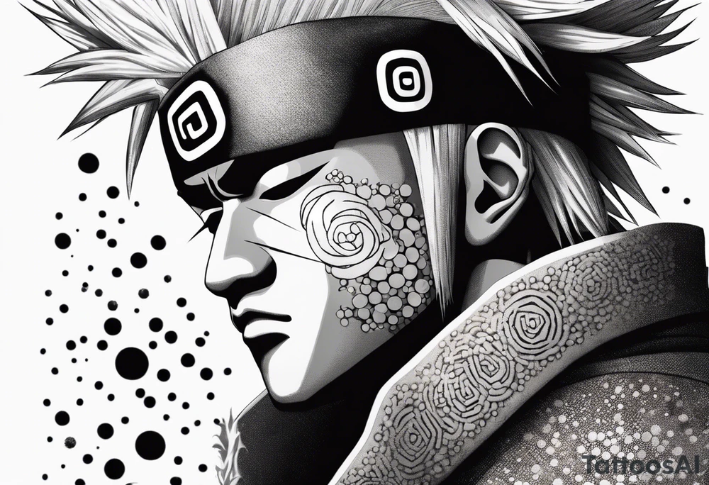 Jiraiya in Sage mode from the anime naruto tattoo idea