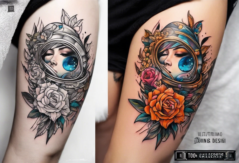 1 cosmo and 1 Gladolius tattoo idea