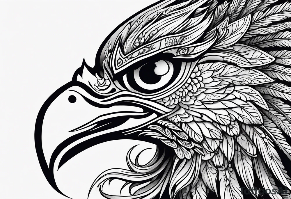 phoenix mask tattoo idea