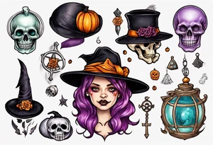 Halloweentown Sophie hat and Talisman tattoo idea