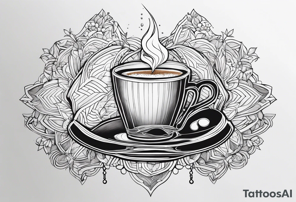 Gilmore girls, coffee, snow tattoo idea