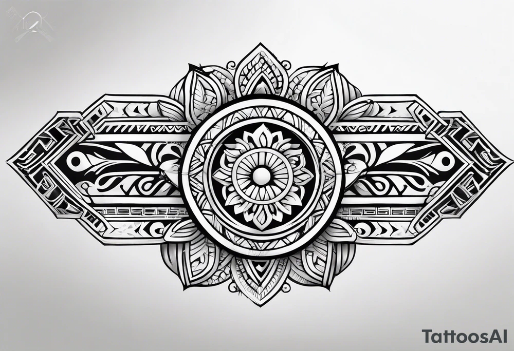 Armband tattoo Polynesian tattoo idea