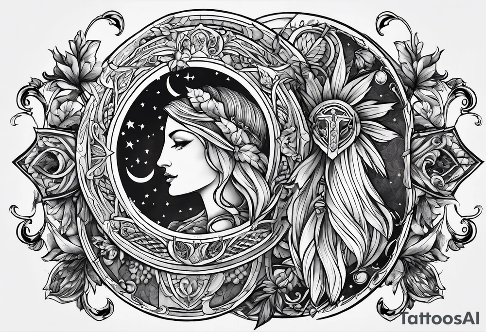 A medieval miniature tattoo idea