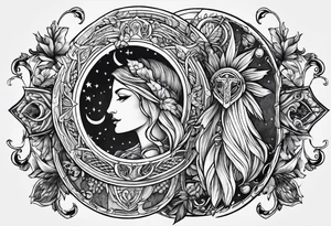 A medieval miniature tattoo idea