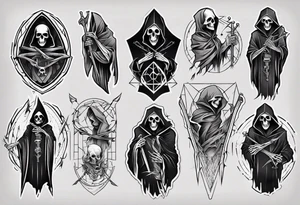 Grim reaper tattoo idea