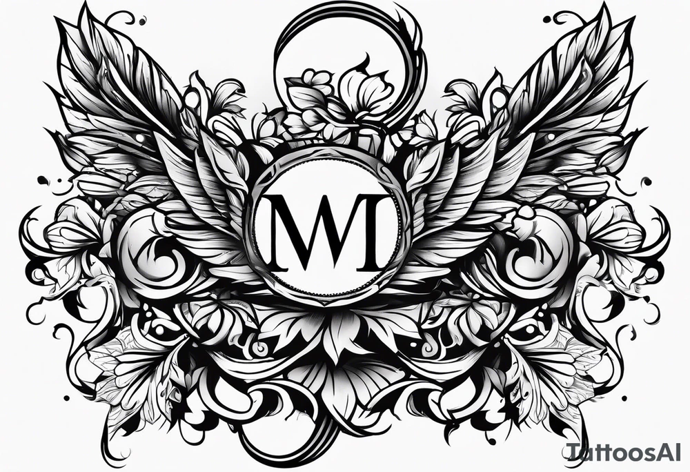 Initials T A C tattoo idea