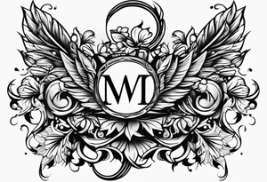 Initials T A C tattoo idea