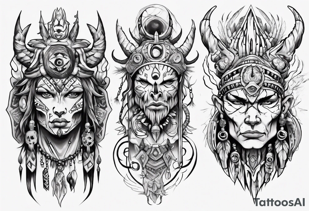 Enhancement shaman tattoo idea