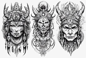 Enhancement shaman tattoo idea