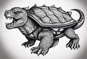 dragon turtle tattoo idea
