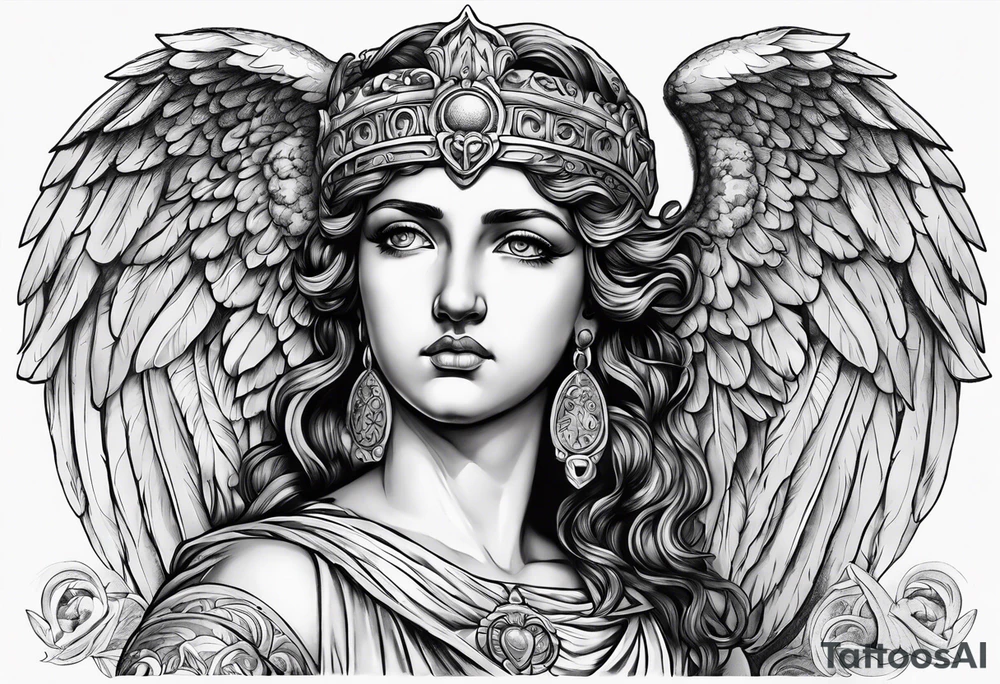 Mythology angel greece rome tattoo idea