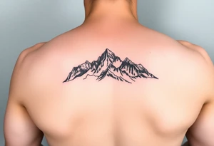tre cime dolomites tattoo idea