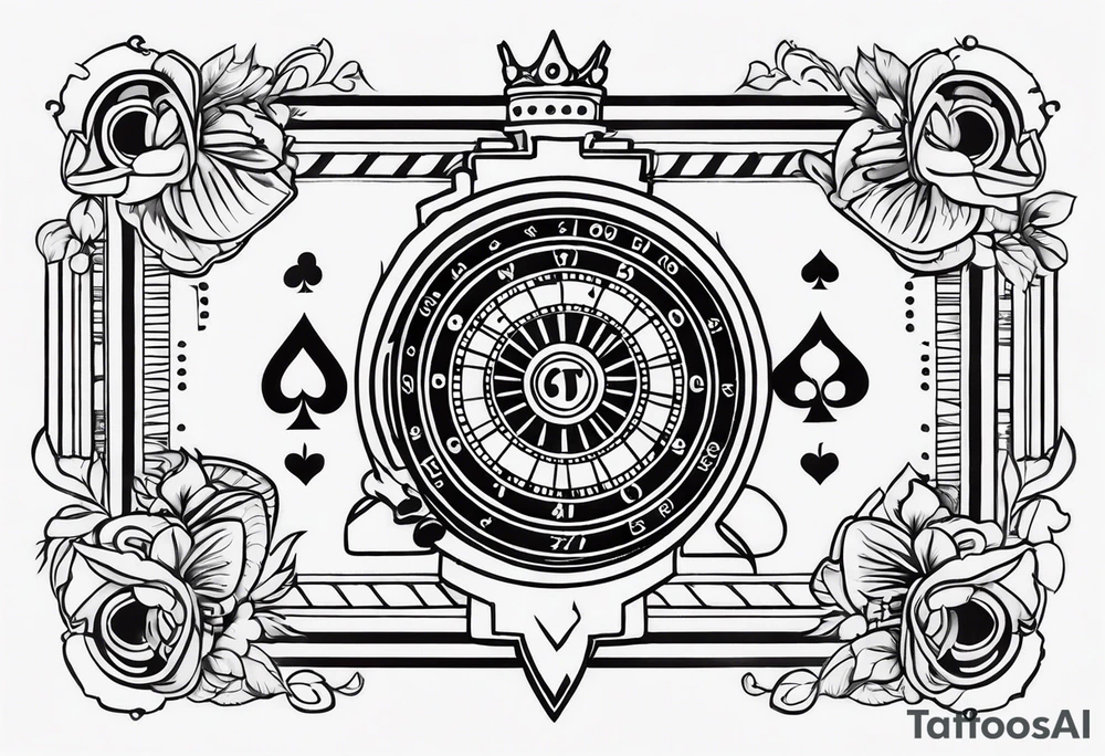 casino tattoo idea