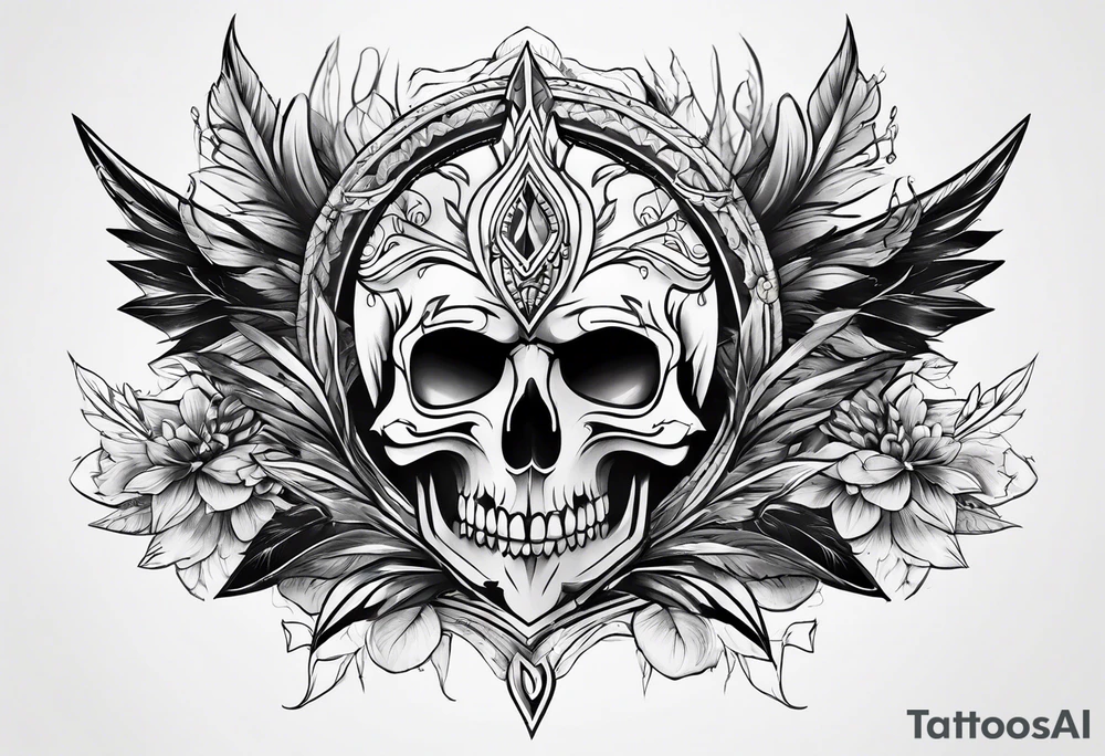 Spear tattoo idea
