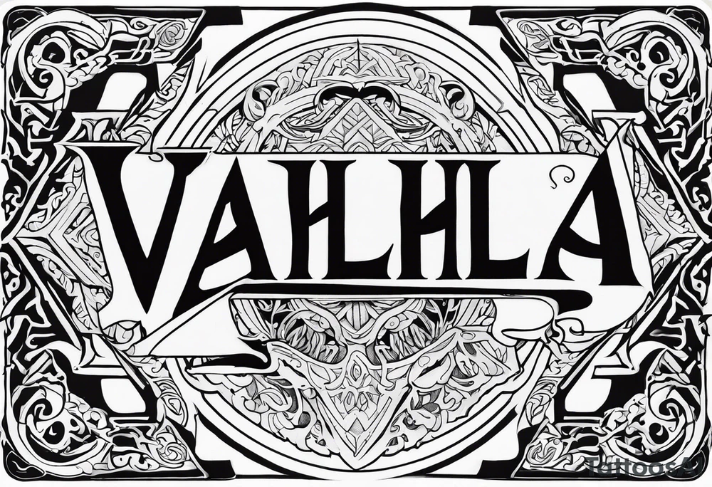 Valhalla battle tattoo idea