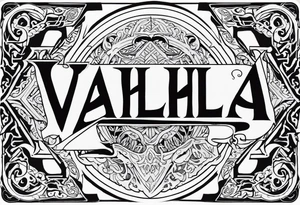 Valhalla battle tattoo idea