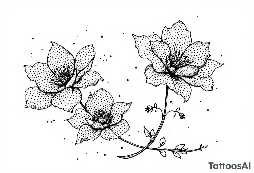 flowers tattoo idea