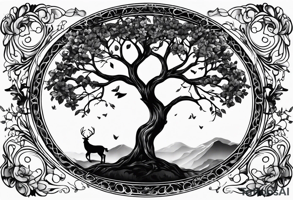 tree of life tattoo idea