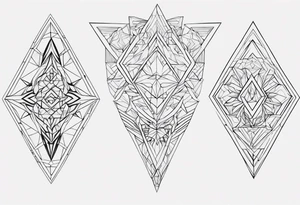 minimalistic eva 01 tattoo idea