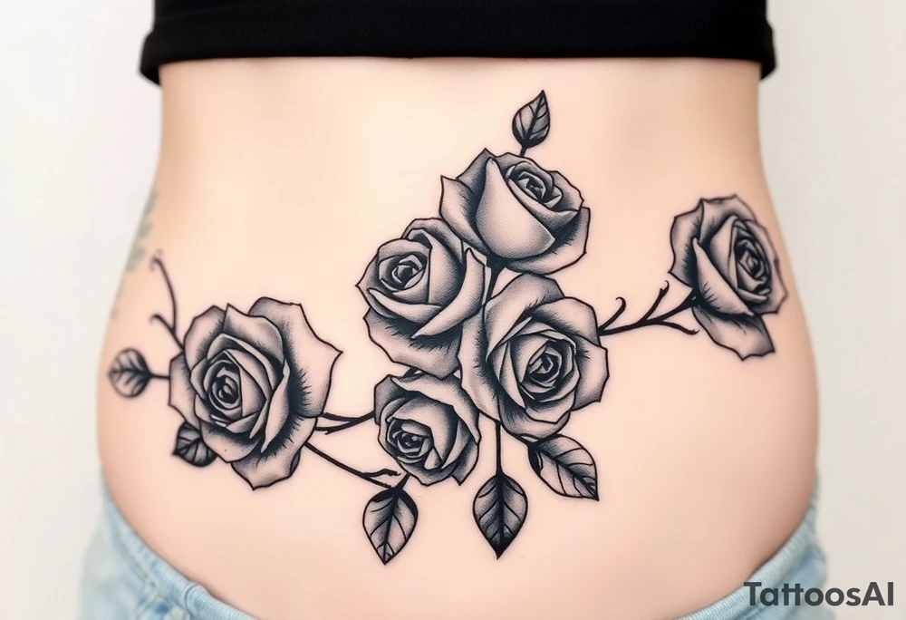 Roses tattoo idea