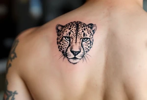 cheetah tattoo tattoo idea