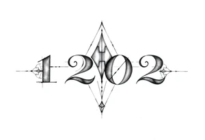 Fine line minimalist that blends in and disguises “1202” that’s already tattooed tattoo idea