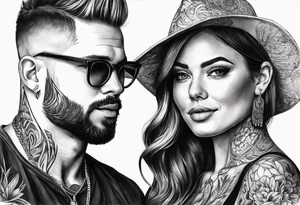 Husband and wife tattoo idea tattoo idea