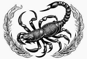 scorpion tattoo idea