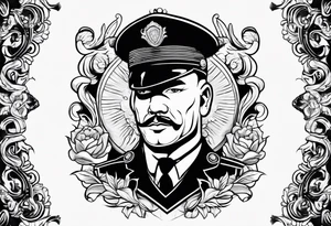 Officer Big Dick tattoo idea