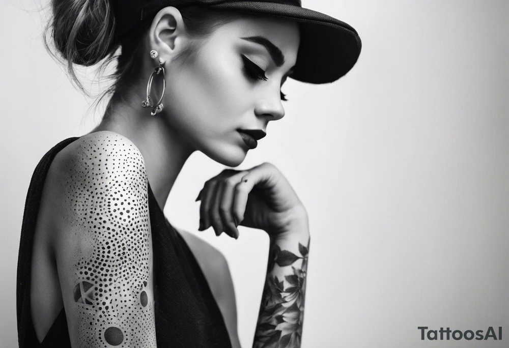 Girl in mechanic tattoo idea