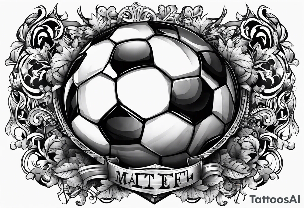 football my life tattoo idea