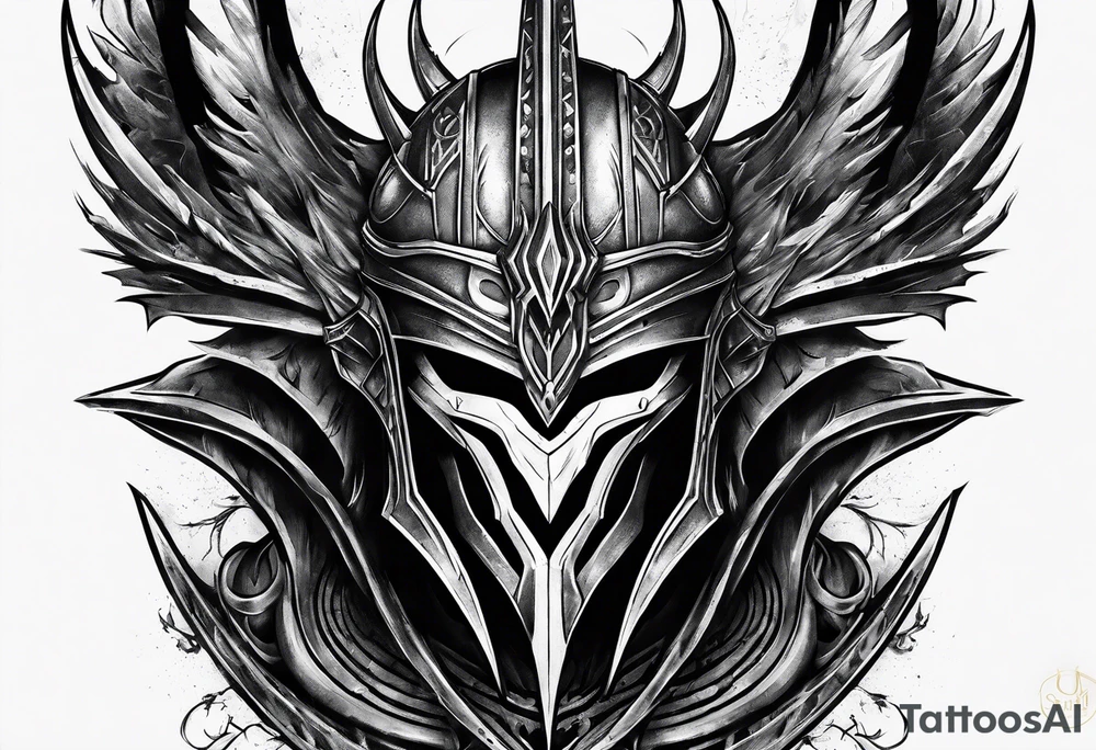 Helm of sauron tattoo idea