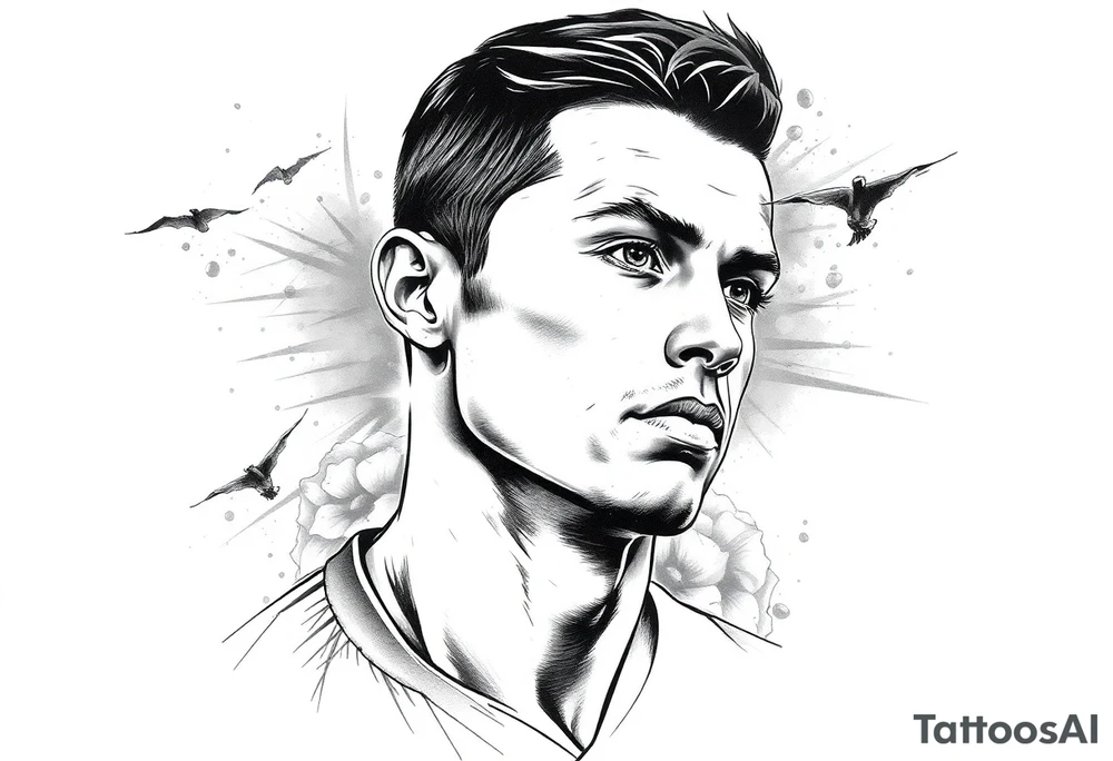 Cristiano Ronaldo tattoo idea