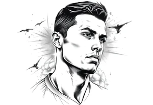 Cristiano Ronaldo tattoo idea