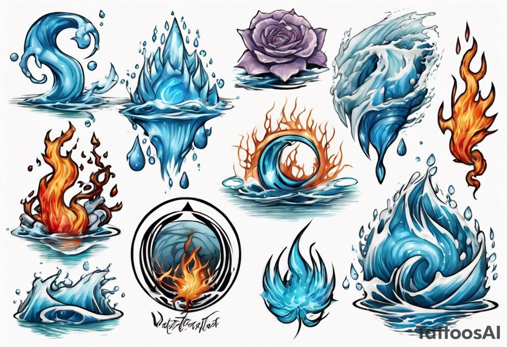 water element tattoo idea
