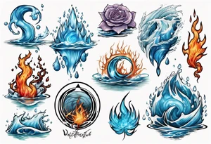water element tattoo idea