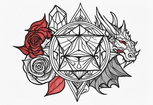 Dungeons and dragons tattoo idea